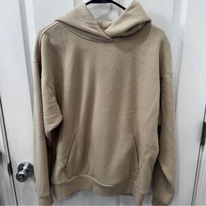 Zella “All Day” Tan Oxford Hoodie Sweatshirt – Size Small – NWT